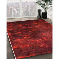 Mid-Century Modern Red Oriental Rug, urb2728