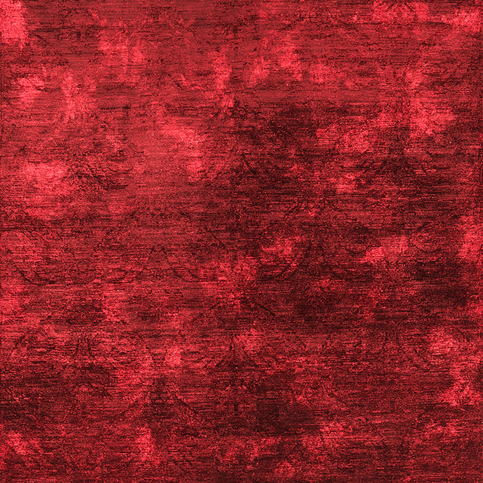Machine Washable Oriental Red Industrial Rug, wshurb2728red