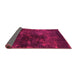 Sideview of Oriental Pink Industrial Rug, urb2728pnk