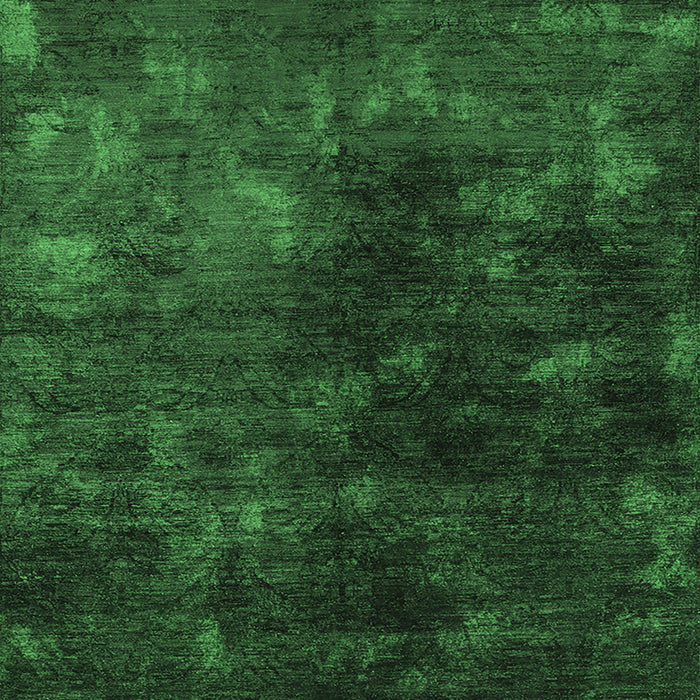 Oriental Emerald Green Industrial Rug, urb2728emgrn