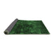 Sideview of Oriental Emerald Green Industrial Rug, urb2728emgrn