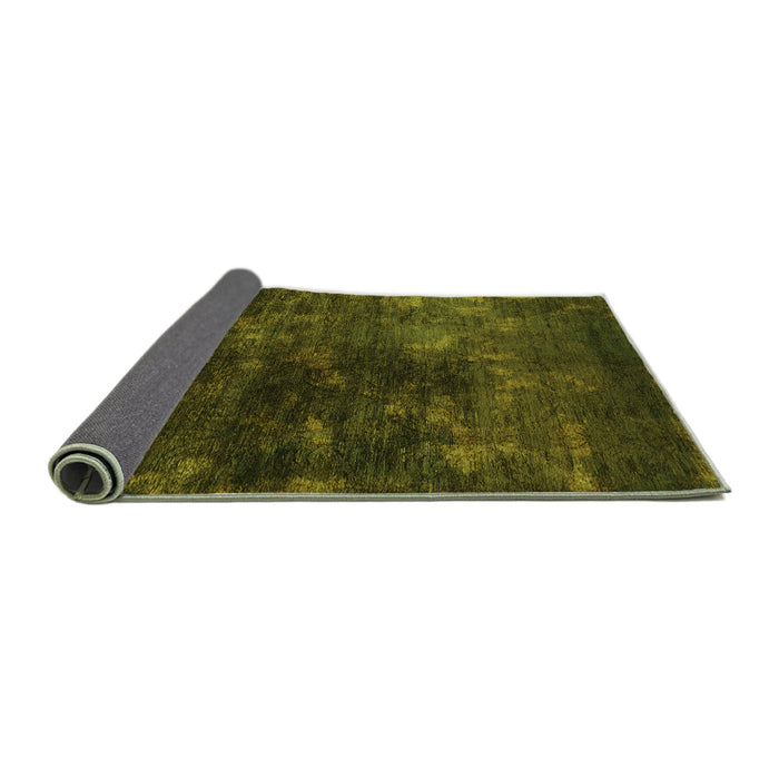Sideview of Oriental Green Industrial Rug, urb2728grn