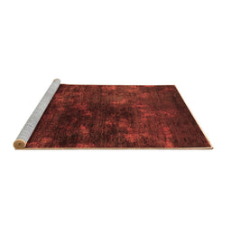 Sideview of Machine Washable Oriental Brown Industrial Rug, wshurb2728brn