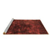 Sideview of Machine Washable Oriental Brown Industrial Rug, wshurb2728brn