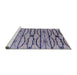 Sideview of Machine Washable Industrial Modern Lilac Purple Rug, wshurb2729