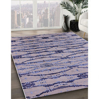 Mid-Century Modern Lilac Purple Oriental Rug, urb2729