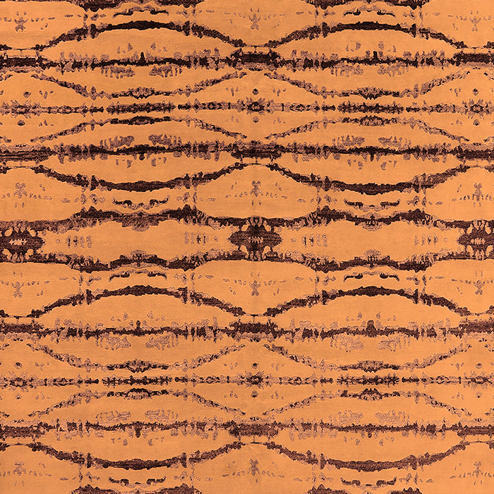 Oriental Orange Industrial Rug, urb2729org