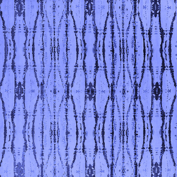Square Oriental Blue Industrial Rug, urb2729blu
