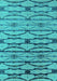 Oriental Turquoise Industrial Rug, urb2729turq