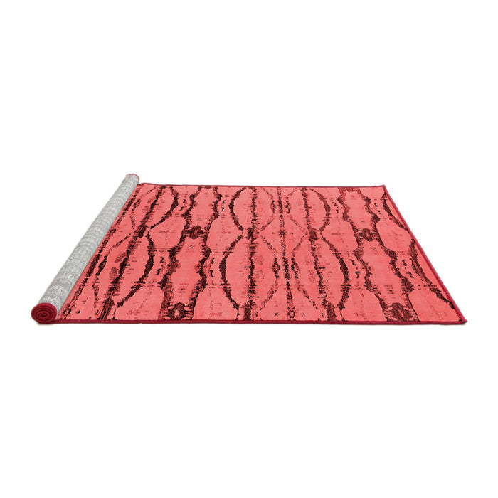 Industrial Red Washable Rugs