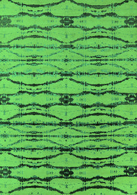 Oriental Green Industrial Rug, urb2729grn