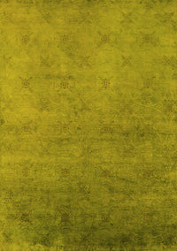 Oriental Yellow Industrial Rug, urb2730yw