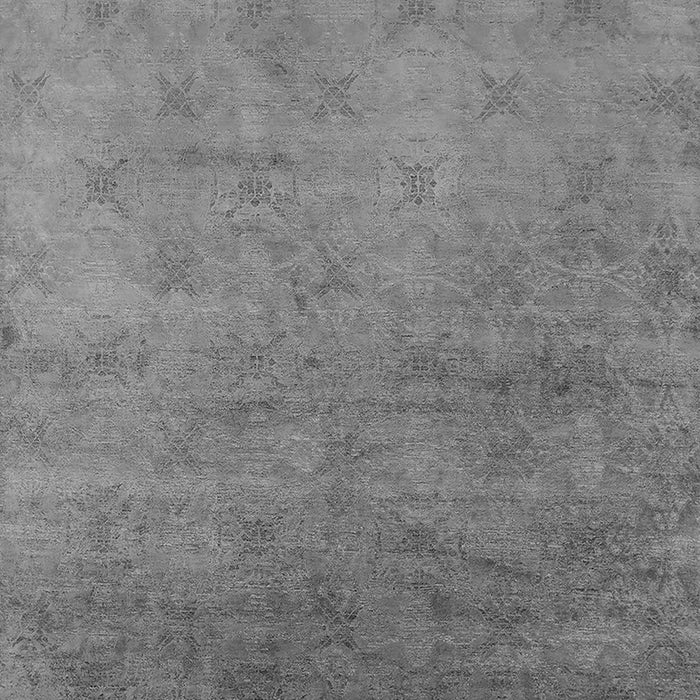 Machine Washable Oriental Gray Industrial Rug, wshurb2730gry