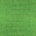 Square Oriental Green Industrial Rug, urb2731grn