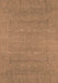 Machine Washable Oriental Brown Industrial Rug, wshurb2731brn