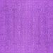 Square Machine Washable Oriental Purple Industrial Area Rugs, wshurb2731pur