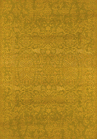 Oriental Yellow Industrial Rug, urb2731yw