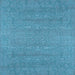 Square Oriental Light Blue Industrial Rug, urb2731lblu