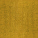 Square Oriental Yellow Industrial Rug, urb2731yw