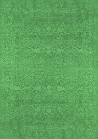 Oriental Emerald Green Industrial Rug, urb2731emgrn