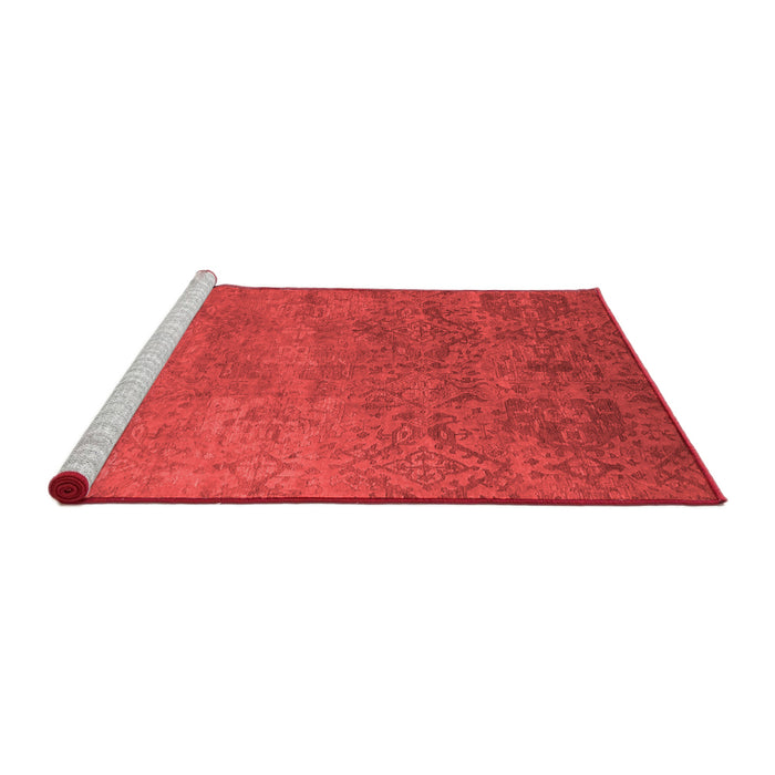Industrial Red Washable Rugs