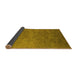 Sideview of Oriental Yellow Industrial Rug, urb2732yw