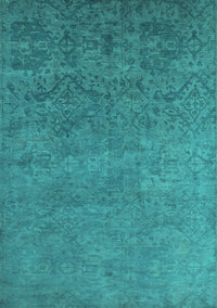 Oriental Turquoise Industrial Rug, urb2732turq