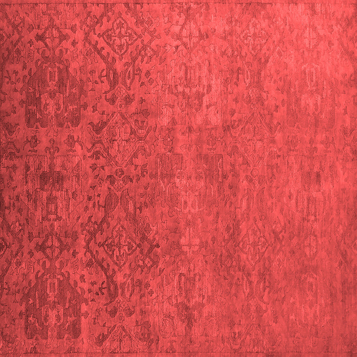 Machine Washable Oriental Red Industrial Rug, wshurb2732red