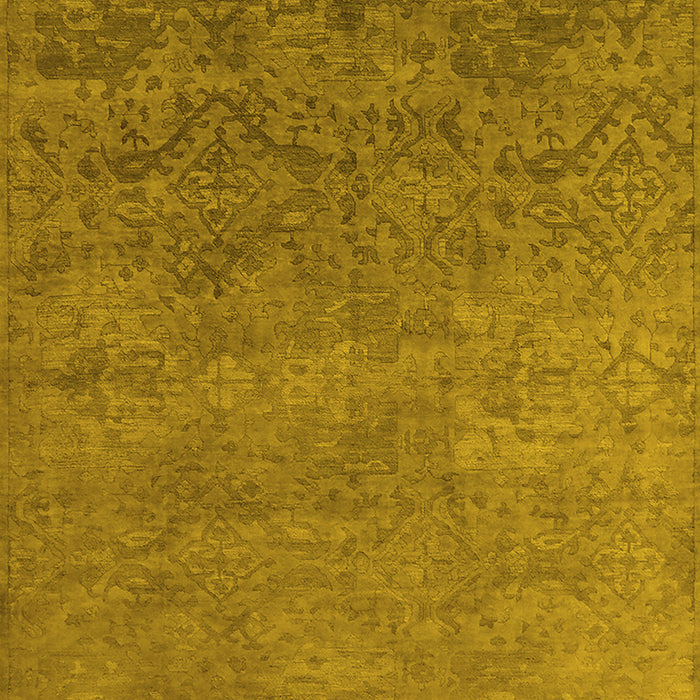 Oriental Yellow Industrial Rug, urb2732yw