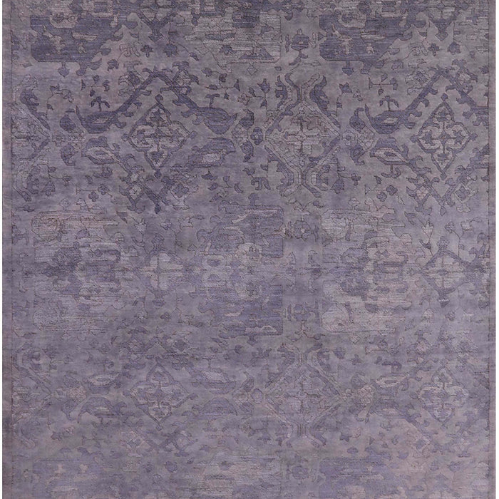 Mid-Century Modern Purple Oriental Rug, urb2732