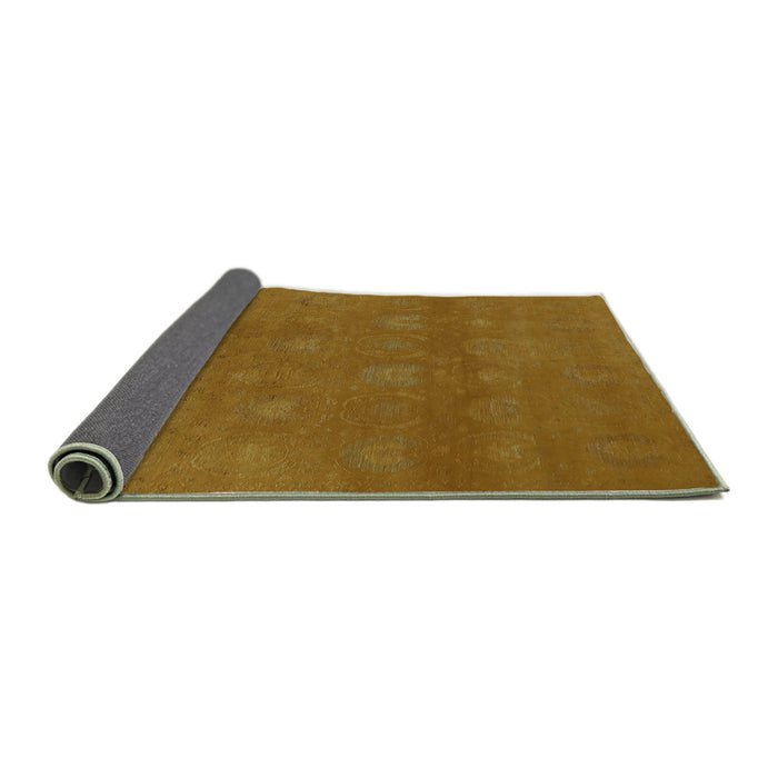 Sideview of Oriental Turquoise Industrial Rug, urb2733turq