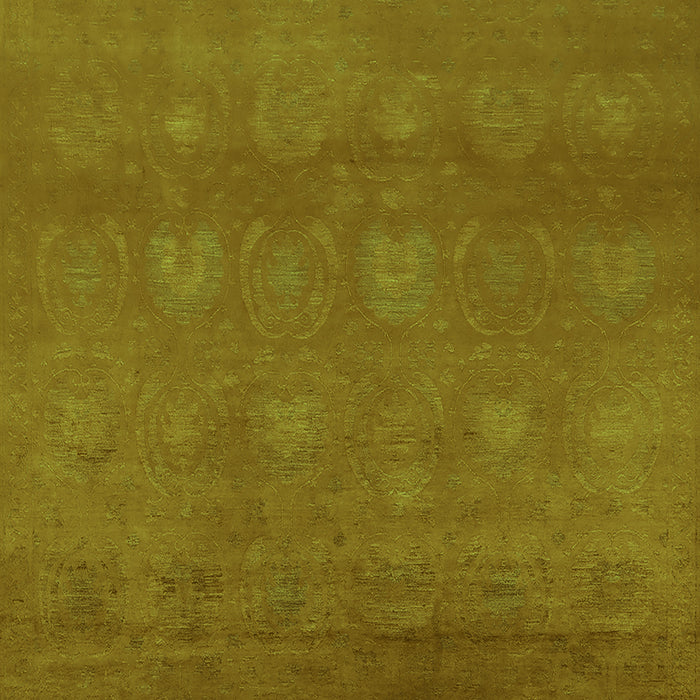 Machine Washable Oriental Green Industrial Area Rugs, wshurb2733grn