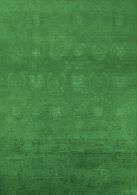 Oriental Emerald Green Industrial Rug, urb2733emgrn