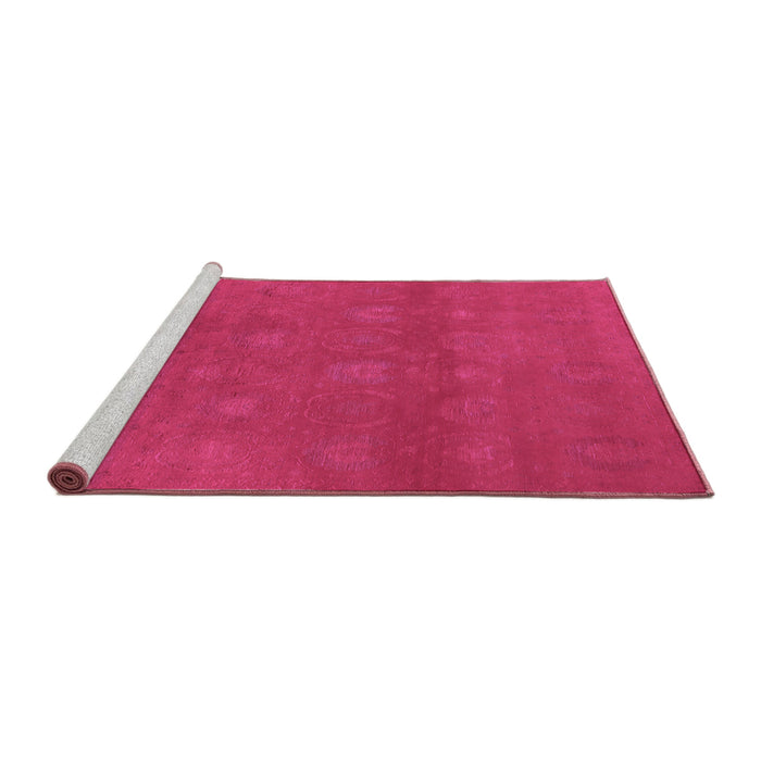 Sideview of Machine Washable Oriental Purple Industrial Area Rugs, wshurb2733pur