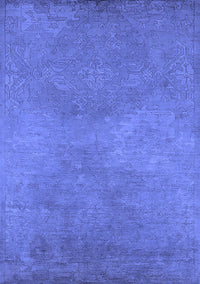 Oriental Blue Industrial Rug, urb2734blu