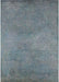 Mid-Century Modern Light Slate Gray Oriental Rug, urb2734