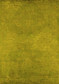 Oriental Yellow Industrial Rug, urb2734yw