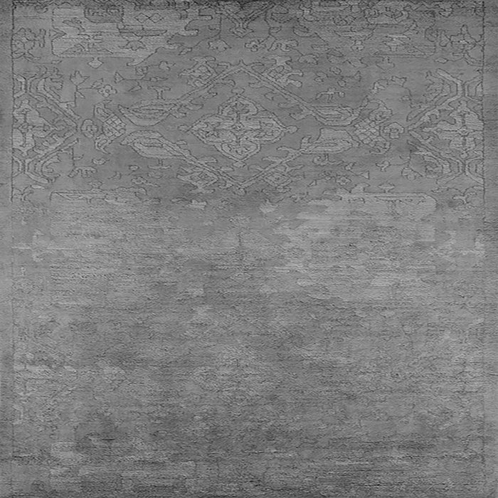Square Oriental Gray Industrial Rug, urb2734gry
