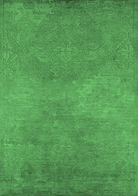 Oriental Emerald Green Industrial Rug, urb2734emgrn