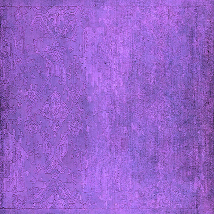 Square Oriental Purple Industrial Rug, urb2734pur