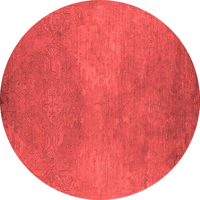 Machine Washable Oriental Red Industrial Rug, wshurb2734red