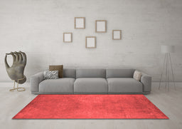 Industrial Red Washable Rugs