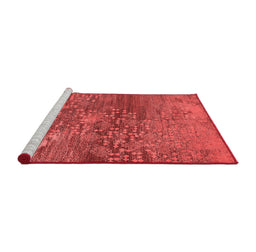Industrial Red Washable Rugs