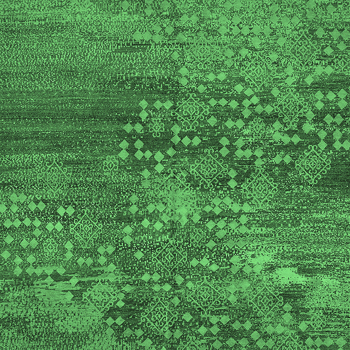 Oriental Emerald Green Industrial Rug, urb2735emgrn