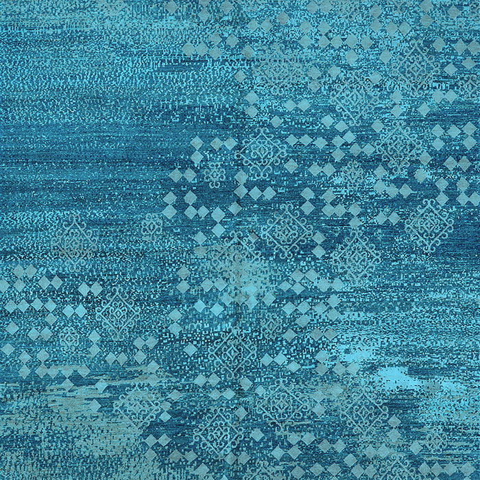 Oriental Light Blue Industrial Rug, urb2735lblu