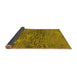 Sideview of Oriental Yellow Industrial Rug, urb2735yw