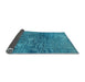 Sideview of Oriental Light Blue Industrial Rug, urb2735lblu