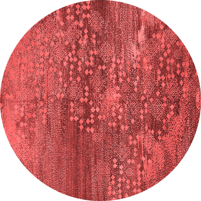 Machine Washable Oriental Red Industrial Rug, wshurb2735red