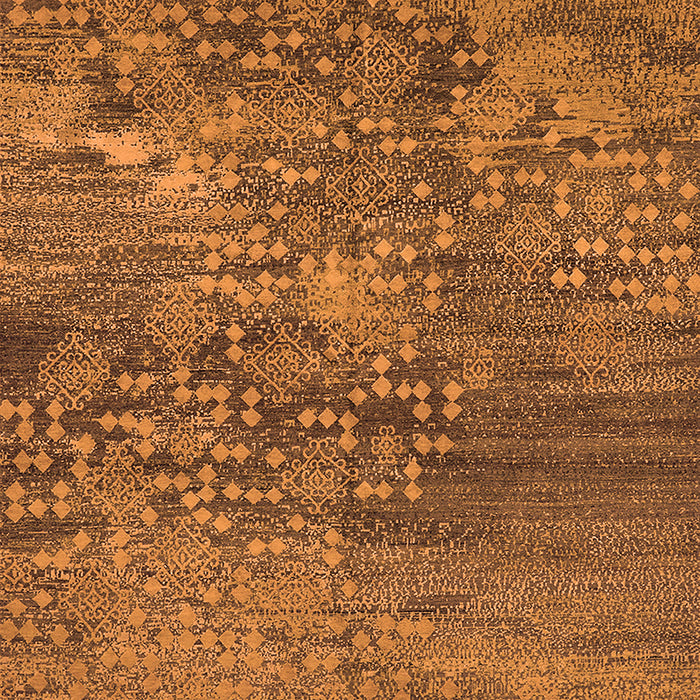 Machine Washable Oriental Orange Industrial Area Rugs, wshurb2735org