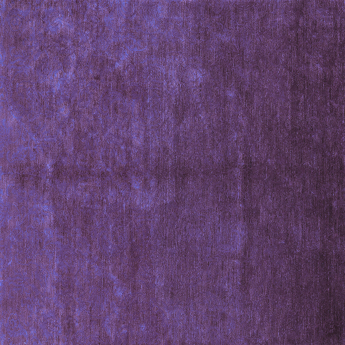 Square Machine Washable Oriental Blue Industrial Rug, wshurb2736blu